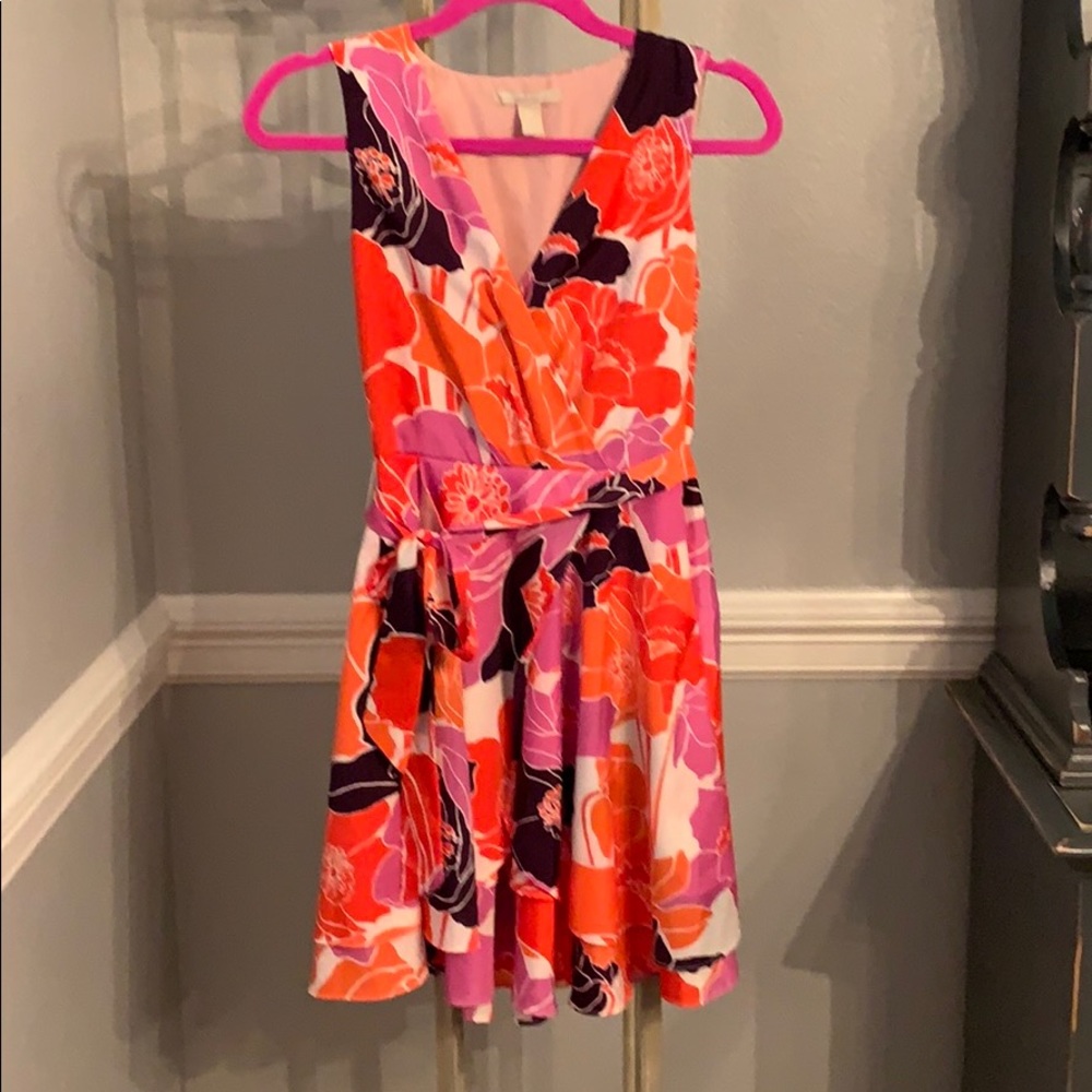 Floral wrap dress